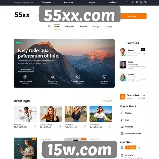 Experiência do usuário no site 55xx.com