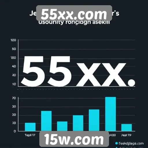 Estatísticas de usuários no site 55xx.com